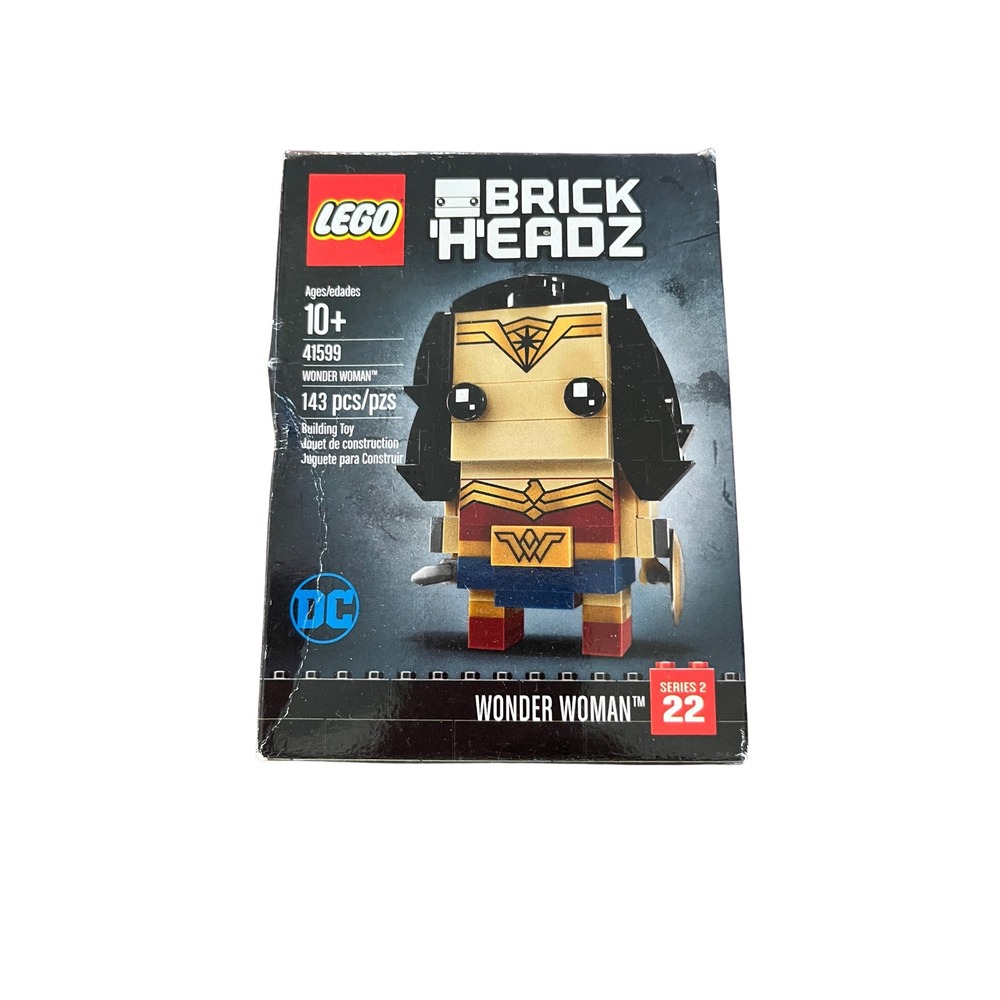 LEGO BrickHeadz Wonder Woman 41599 DC Comics OS Multi New Retired Set 143pc